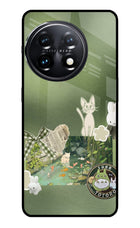 Aesthetic anime OnePlus 11 5G Glass Case