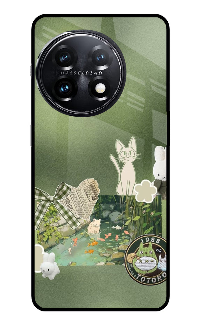 Aesthetic anime OnePlus 11 5G Glass Case