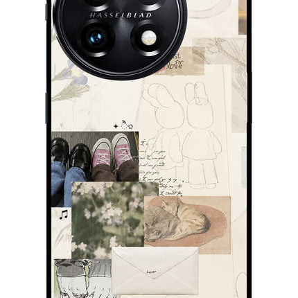Soft Aesthetic OnePlus 11 5G Glass Case