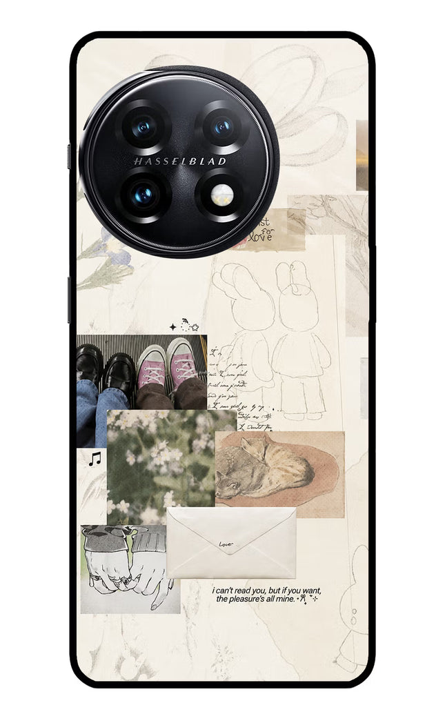 Soft Aesthetic OnePlus 11 5G Glass Case