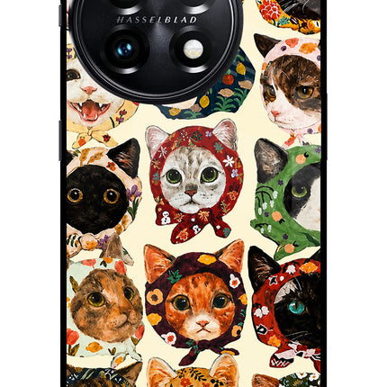 Cool Cat OnePlus 11 5G Glass Case