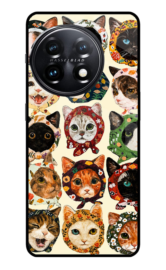Cool Cat OnePlus 11 5G Glass Case