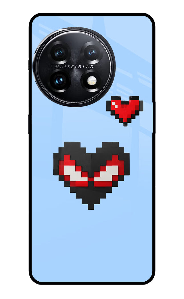 Peter Heart OnePlus 11 5G Glass Case