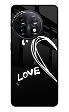Love Line OnePlus 11 5G Glass Case