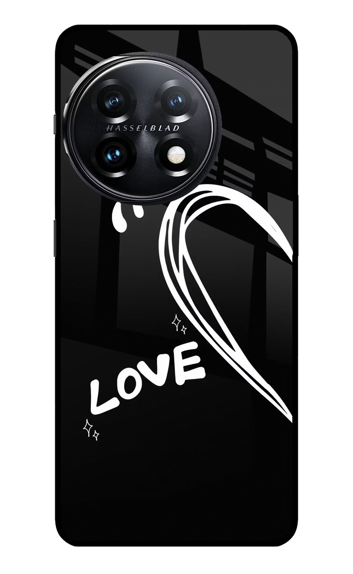Love Line OnePlus 11 5G Glass Case