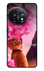 Always Cat OnePlus 11 5G Glass Case