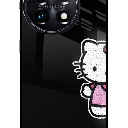 Kitty Charm OnePlus 11 5G Glass Case