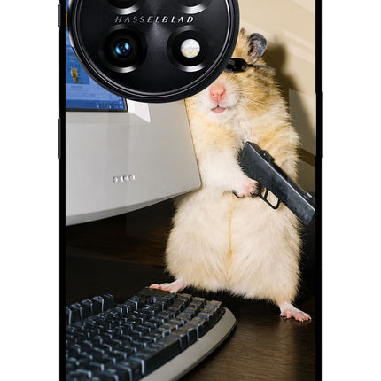 Hacker Hamster OnePlus 11 5G Glass Case