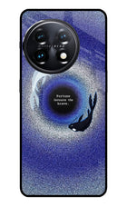 Dark Koi OnePlus 11 5G Glass Case Back Cover by Casekaro