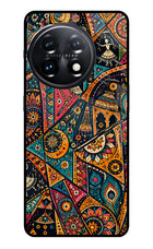 Folk Print OnePlus 11 5G Glass Case