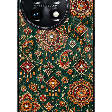Green Pataka OnePlus 11 5G Glass Case