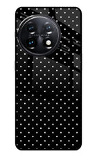White Dots OnePlus 11 5G Glass Case