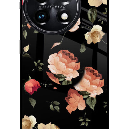 Flowers OnePlus 11 5G Glass Case