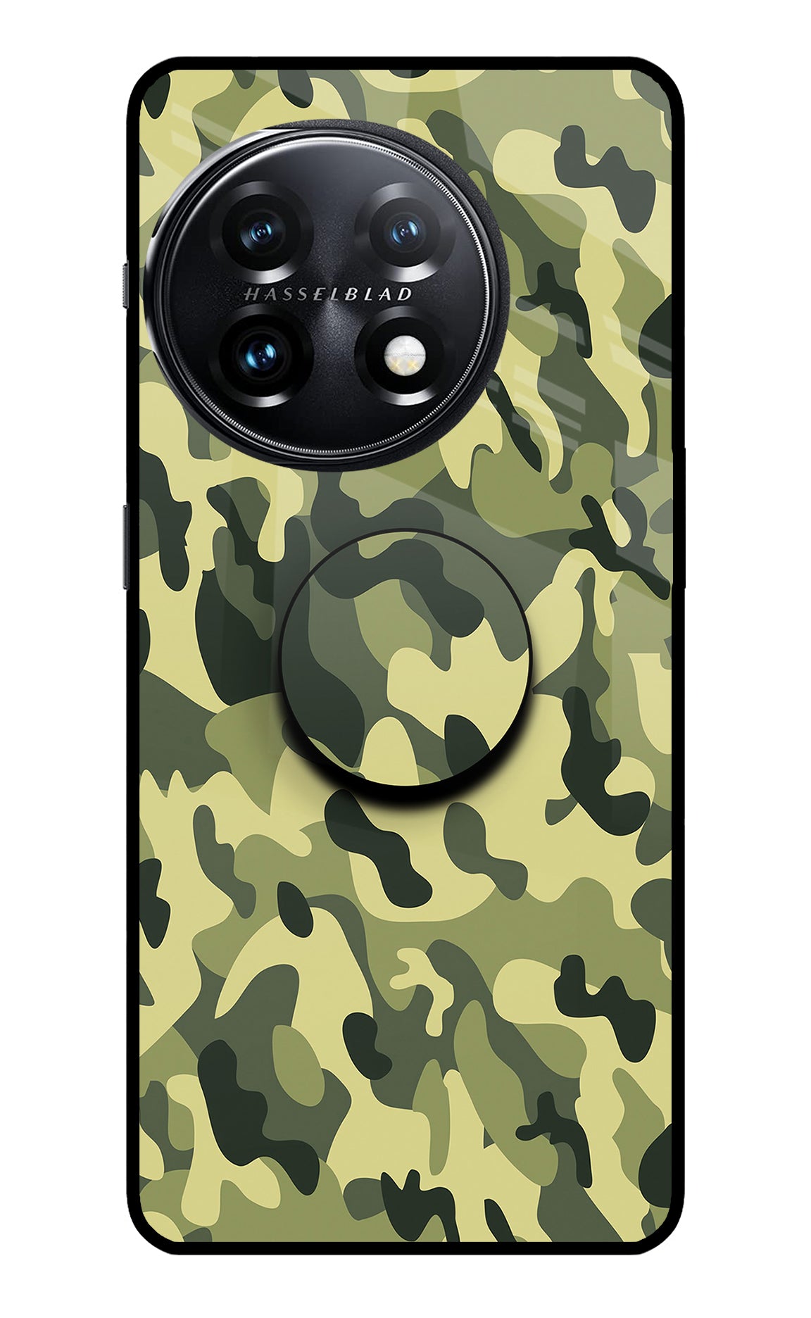 Camouflage OnePlus 11 5G Glass Case