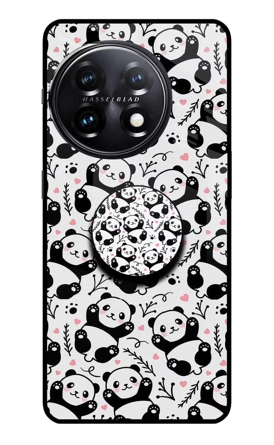 Cute Panda OnePlus 11 5G Pop Case, Glass case