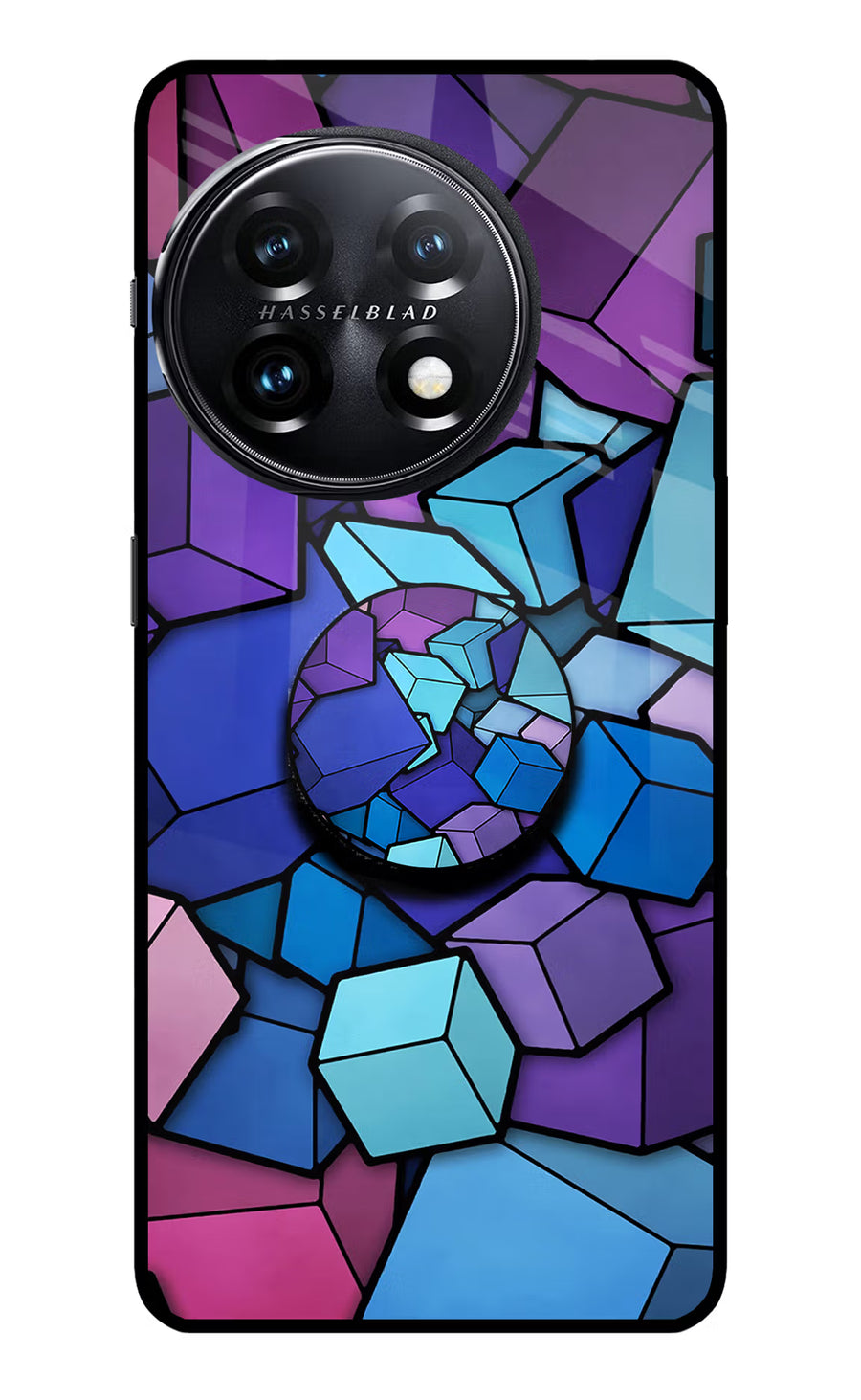 Cubic Abstract OnePlus 11 5G Pop Case, Glass case