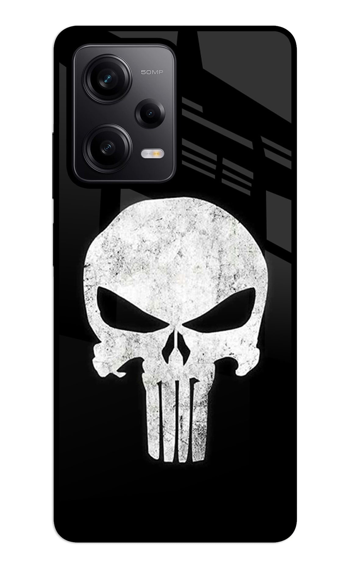 Punisher Skull Redmi Note 12 5G Glass Case
