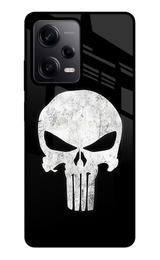 Punisher Skull Redmi Note 12 5G Glass Case