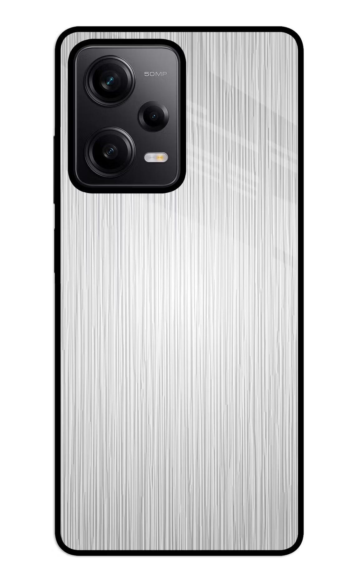 Wooden Grey Texture Redmi Note 12 5G Glass Case Back Cover by Casekaro