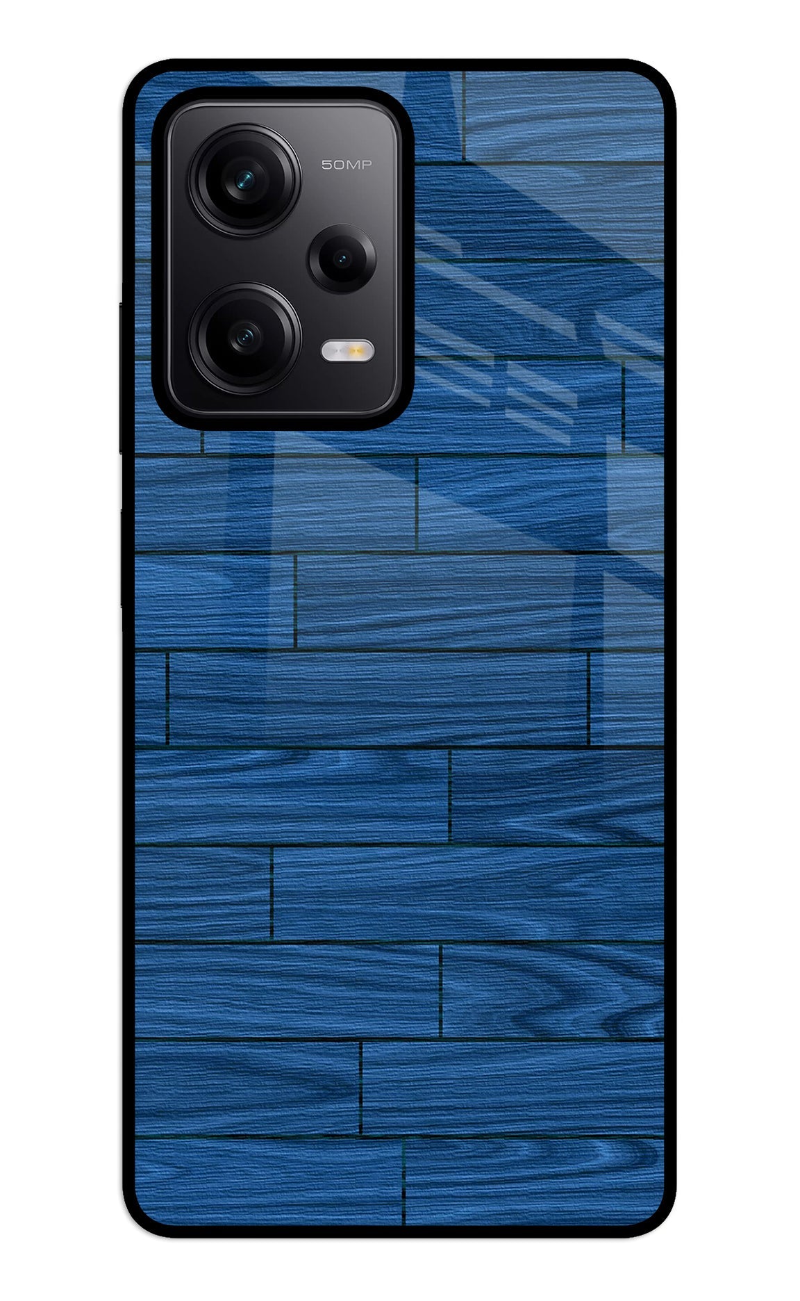 Wooden Texture Redmi Note 12 5G Glass Case