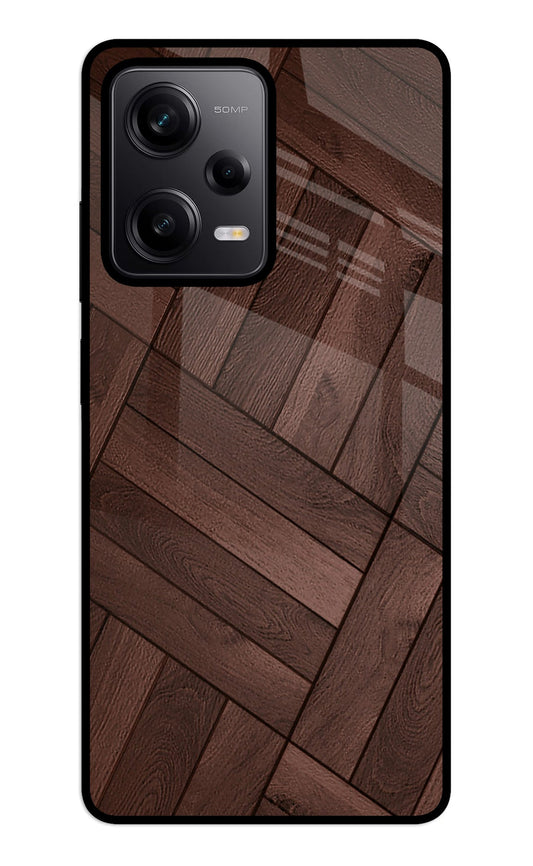 Wooden Texture Design Redmi Note 12 5G Glass Case
