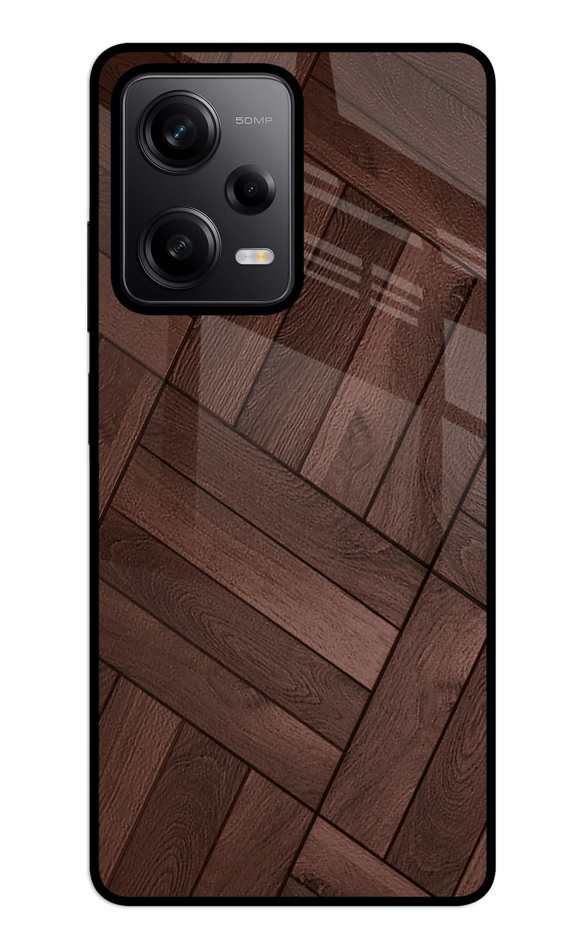 Wooden Texture Design Redmi Note 12 5G Back Cover