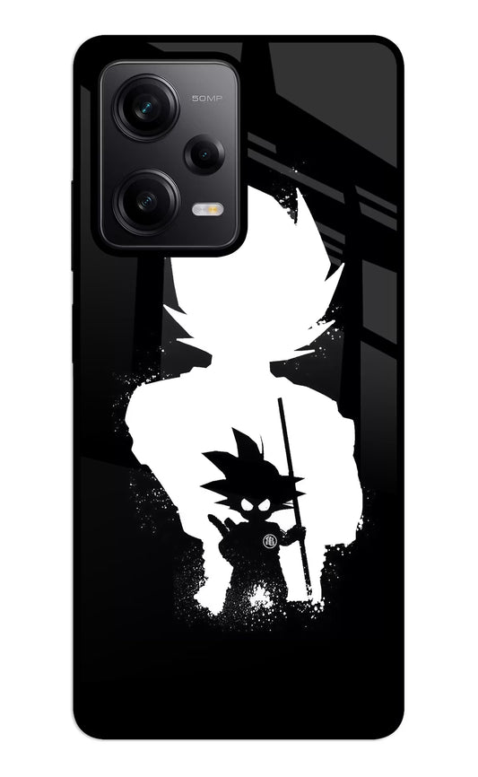Goku Shadow Redmi Note 12 5G Glass Case