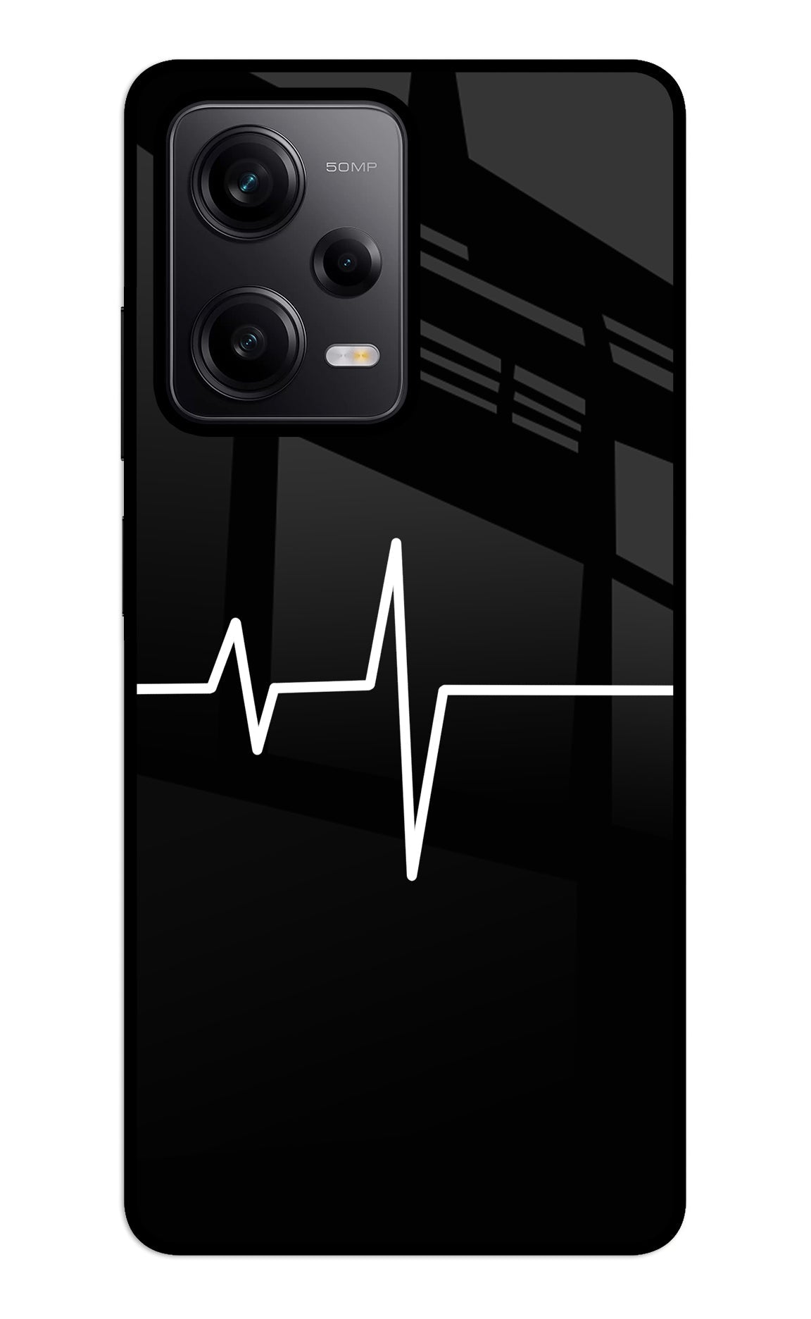 Heart Beats Redmi Note 12 5G Glass Case