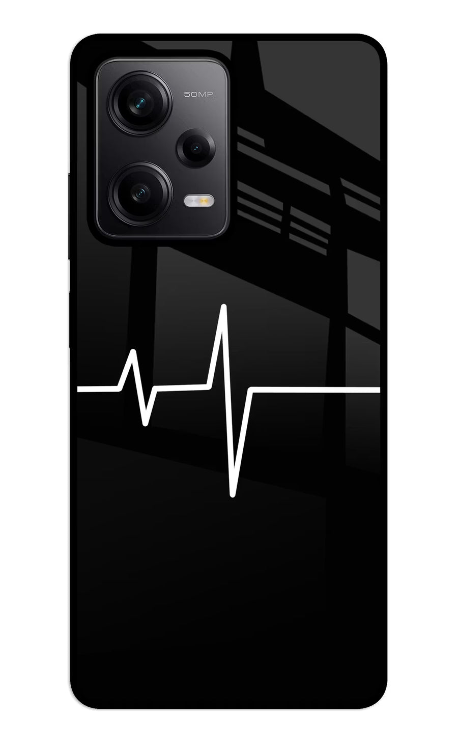 Heart Beats Redmi Note 12 5G Back Cover, Metal case