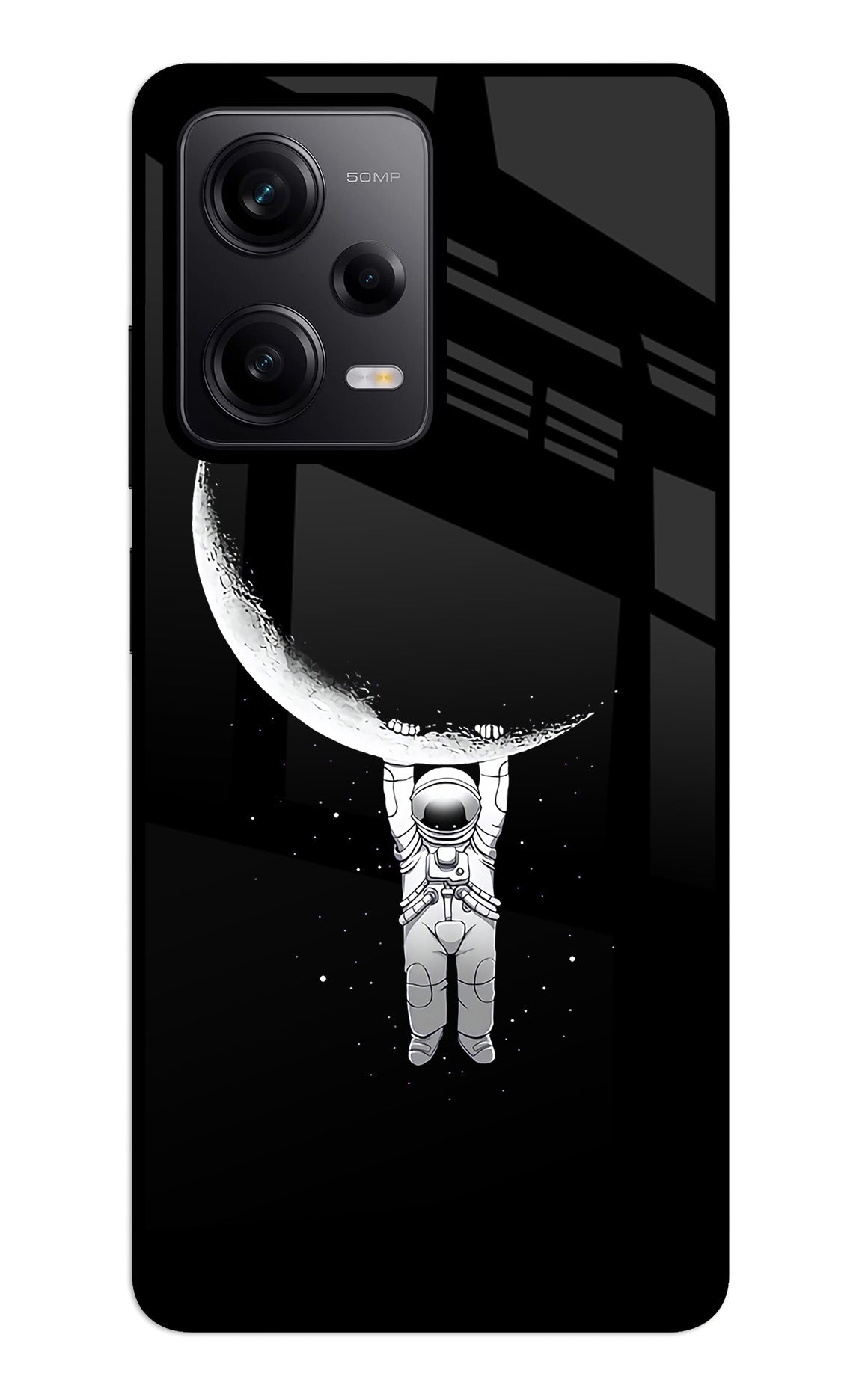 Moon Space Redmi Note 12 5G Glass Case