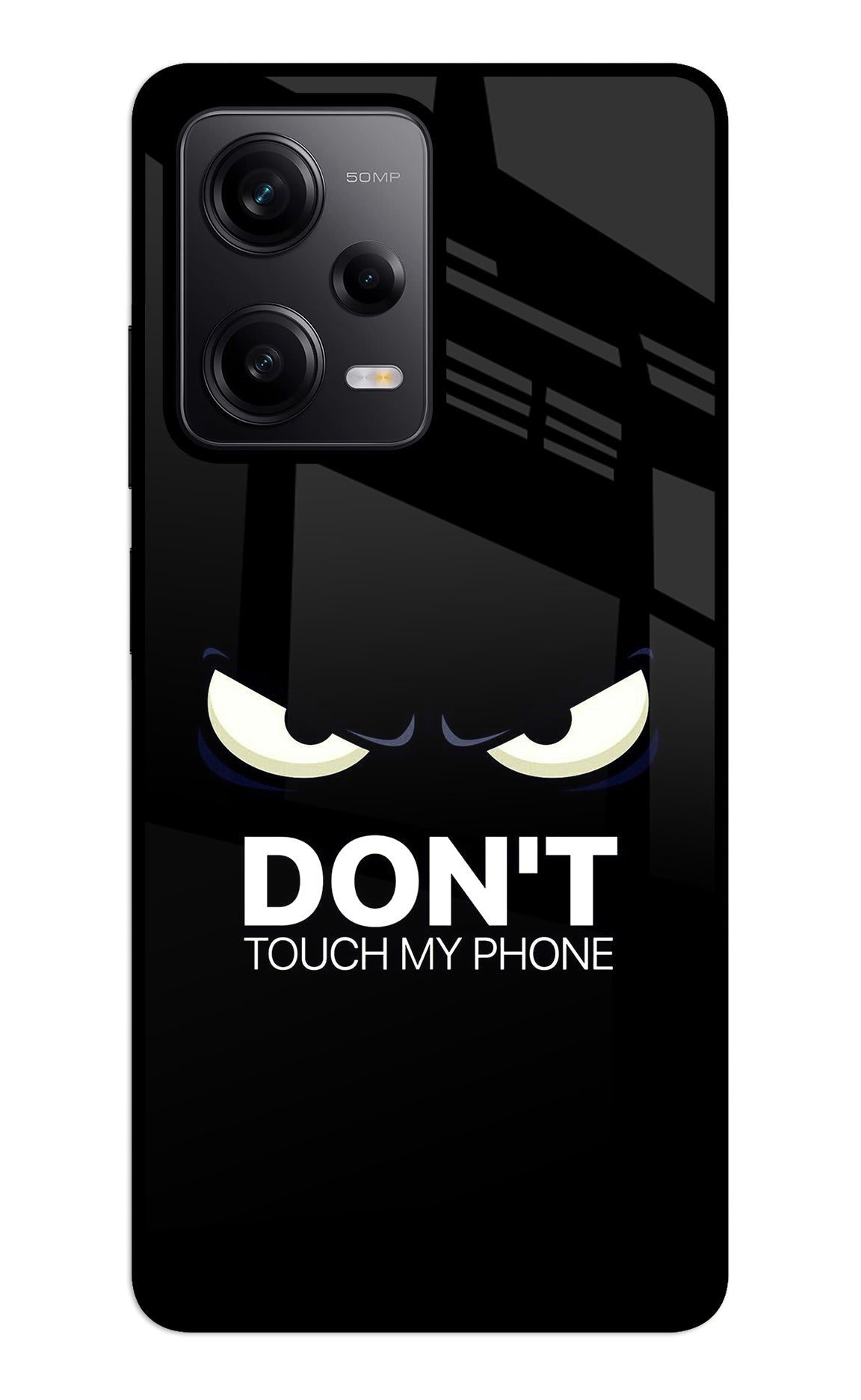 Don'T Touch My Phone Redmi Note 12 5G Glass Case