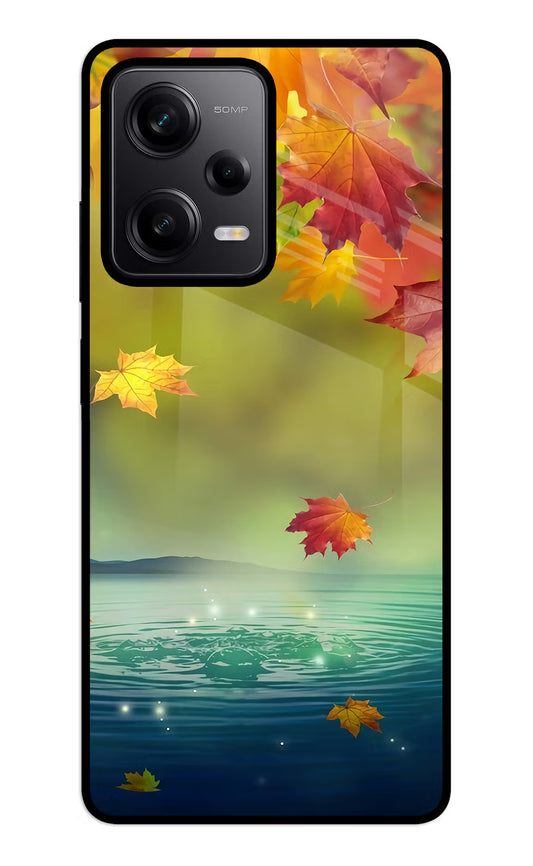 Flowers Redmi Note 12 5G Glass Case