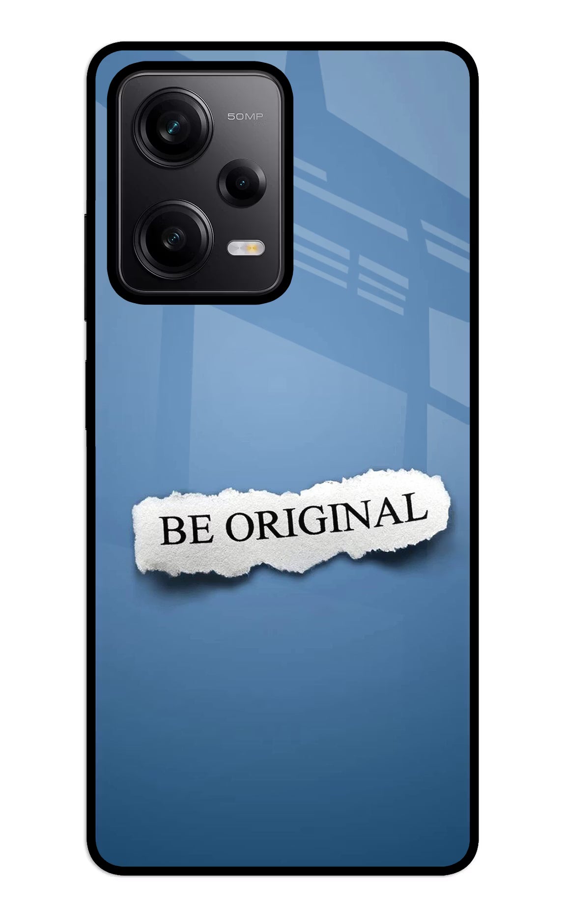 Be Original Redmi Note 12 5G Glass Case Back Cover by Casekaro