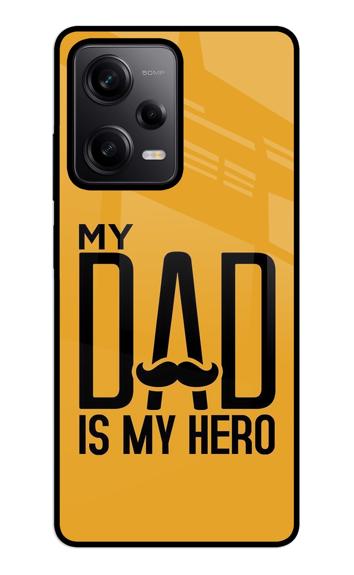 My Dad Is My Hero Redmi Note 12 5G Glass Case
