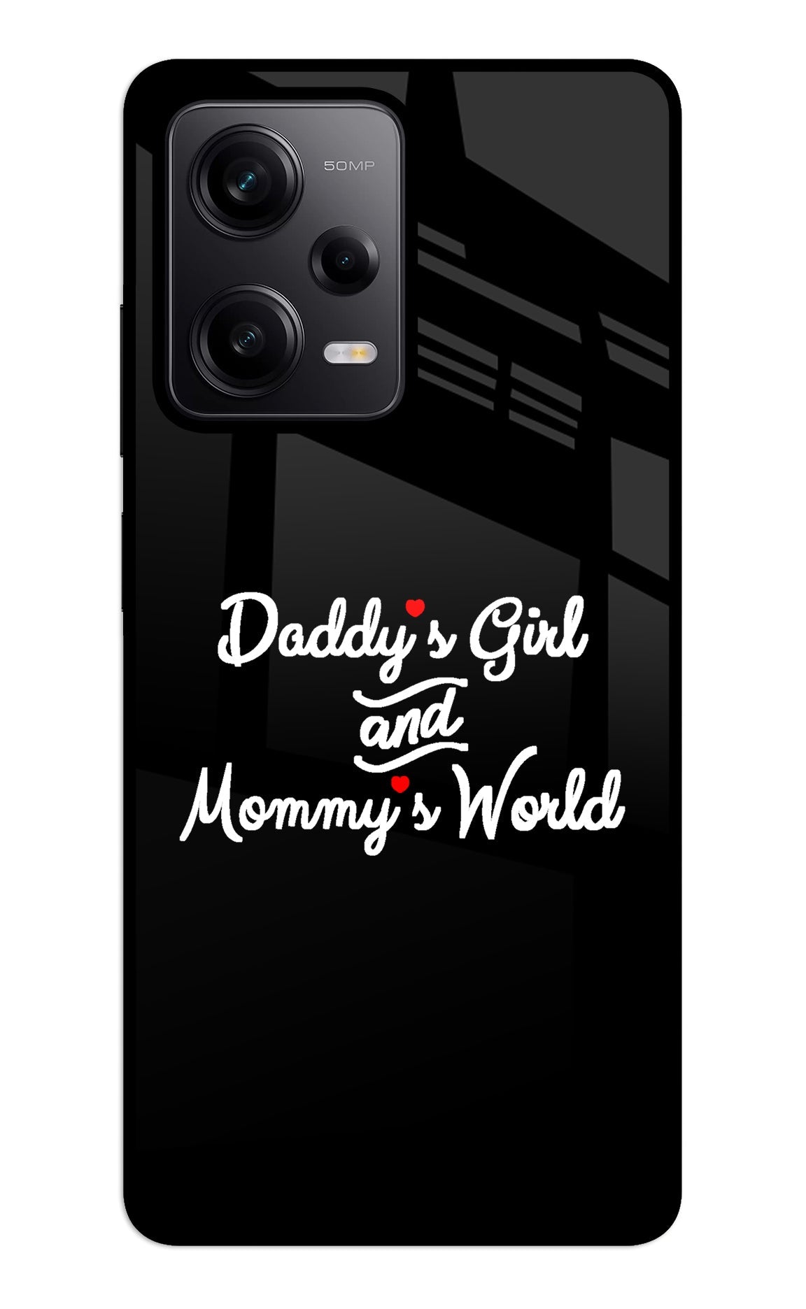 Daddy's Girl and Mommy's World Redmi Note 12 5G Back Cover