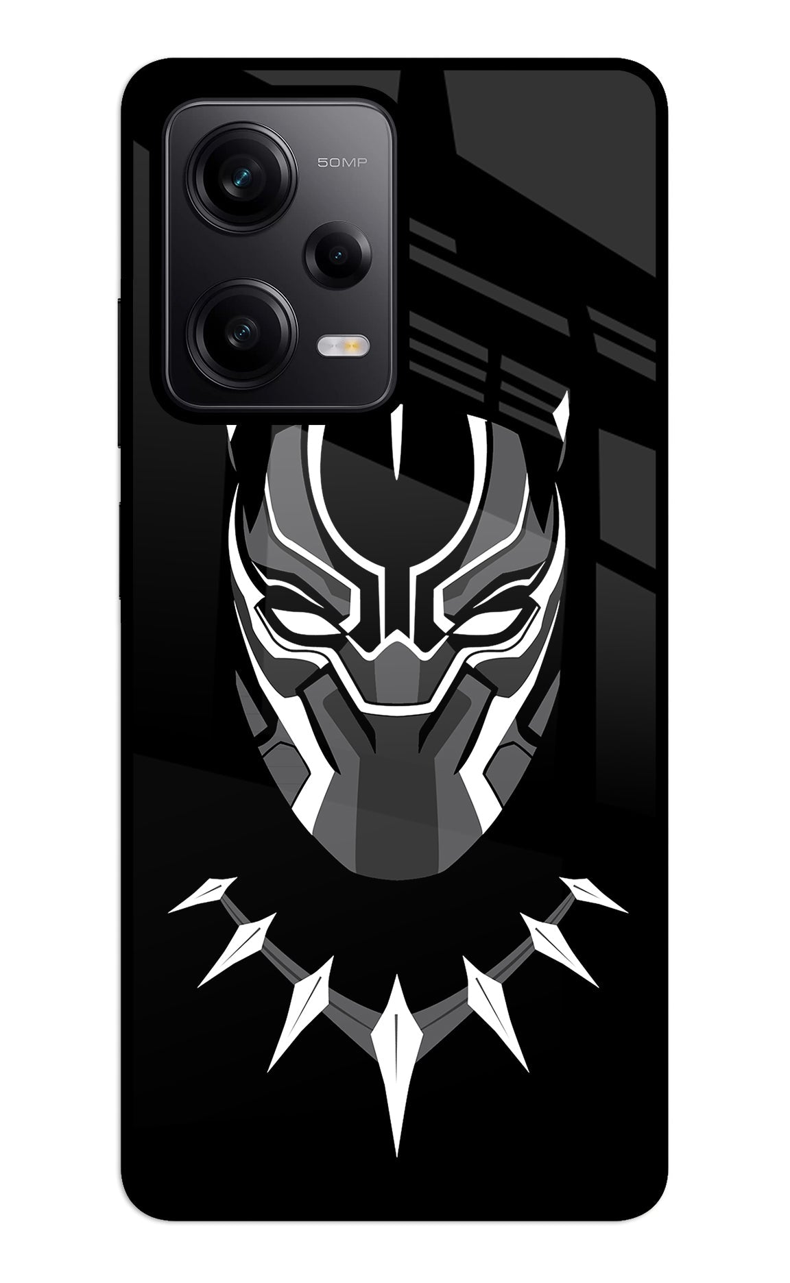 Black Panther Redmi Note 12 5G Glass Case