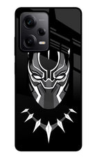 Black Panther Redmi Note 12 5G Glass Case Back Cover by Casekaro