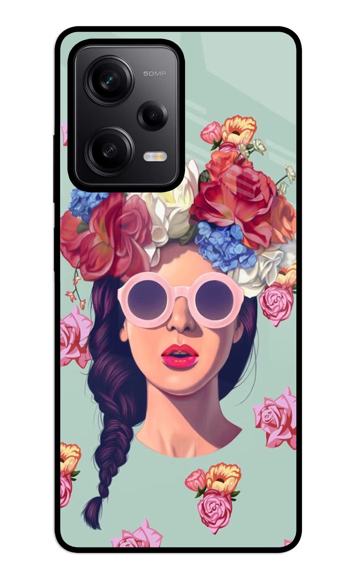 Pretty Girl Redmi Note 12 5G Glass Case