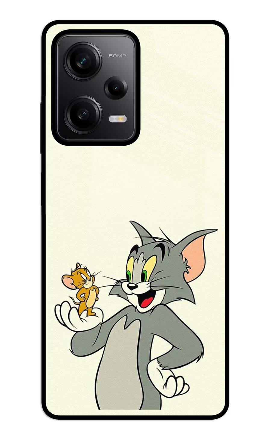 Tom & Jerry Redmi Note 12 5G Back Cover, Metal case