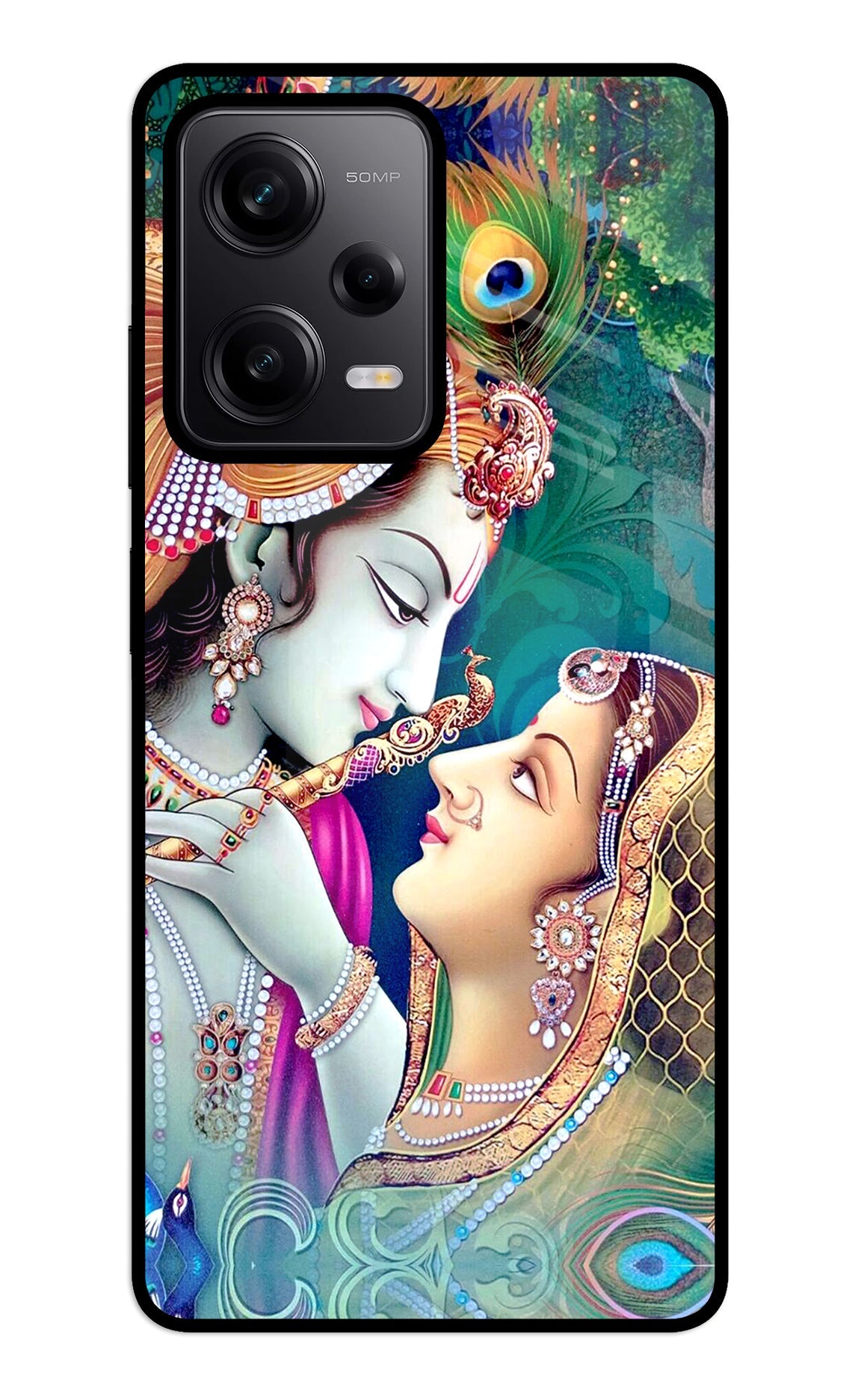 Lord Radha Krishna Redmi Note 12 5G Back Cover