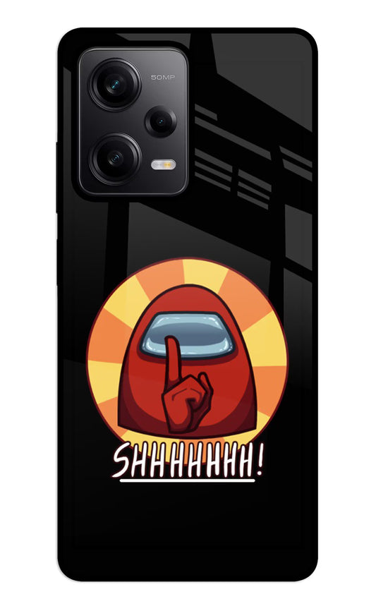 Among Us Shhh! Redmi Note 12 5G Glass Case