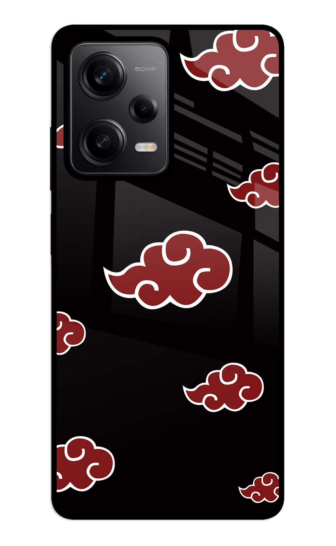 Akatsuki Redmi Note 12 5G Glass Case Back Cover by Casekaro