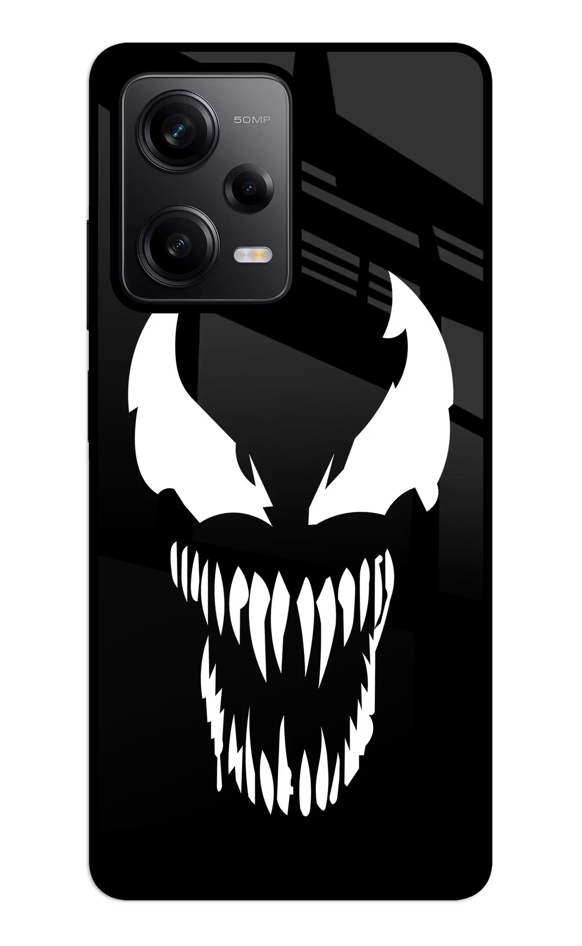 Venom Redmi Note 12 5G Glass Case Back Cover by Casekaro