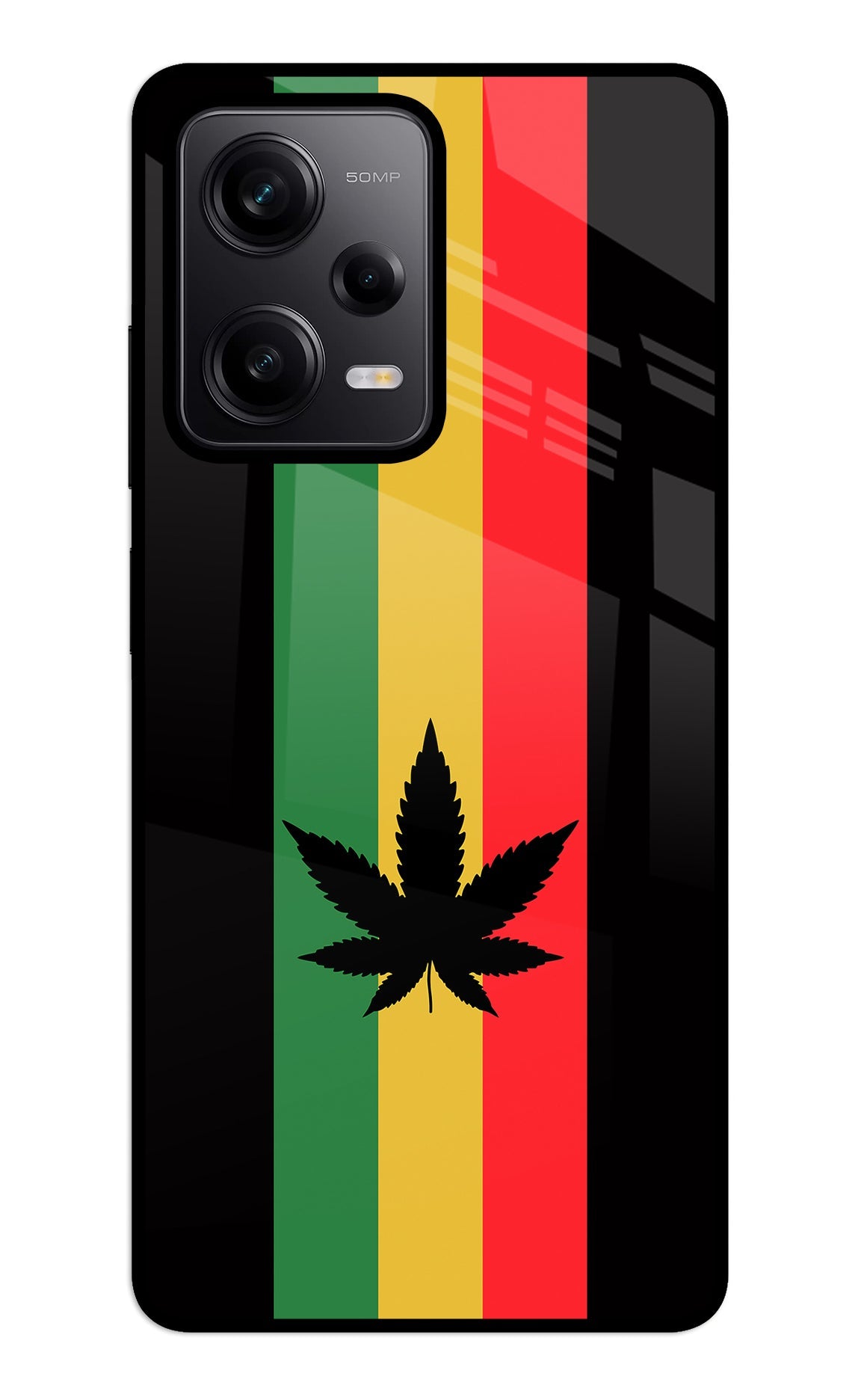 Weed Flag Redmi Note 12 5G Glass Case
