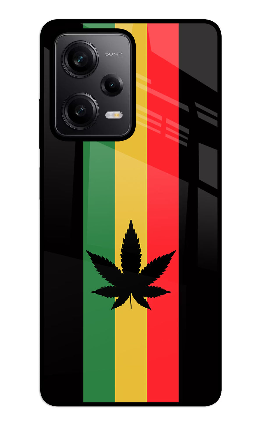 Weed Flag Redmi Note 12 5G Back Cover, Metal case