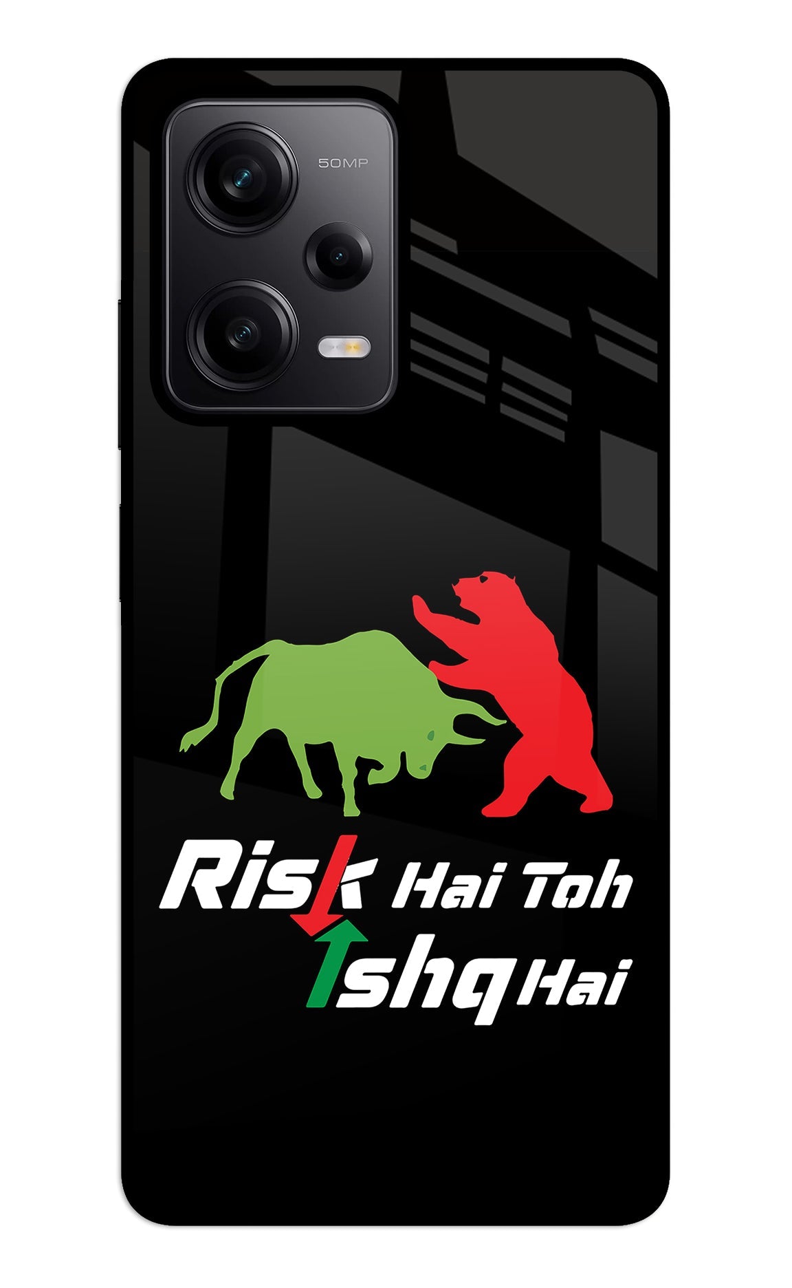 Risk Hai Toh Ishq Hai Redmi Note 12 5G Back Cover