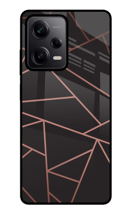 Geometric Pattern Redmi Note 12 5G Glass Case