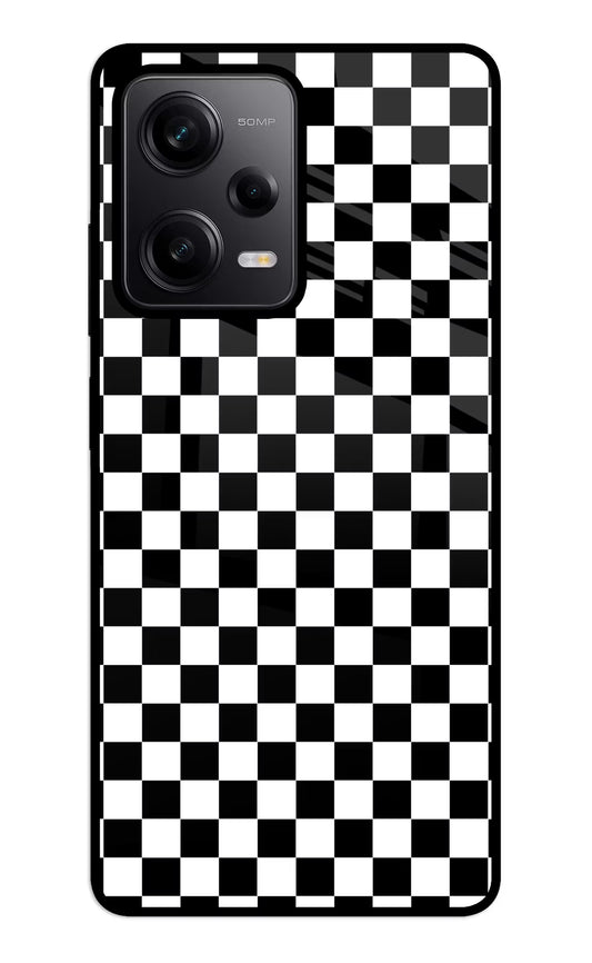 Chess Board Redmi Note 12 5G Glass Case