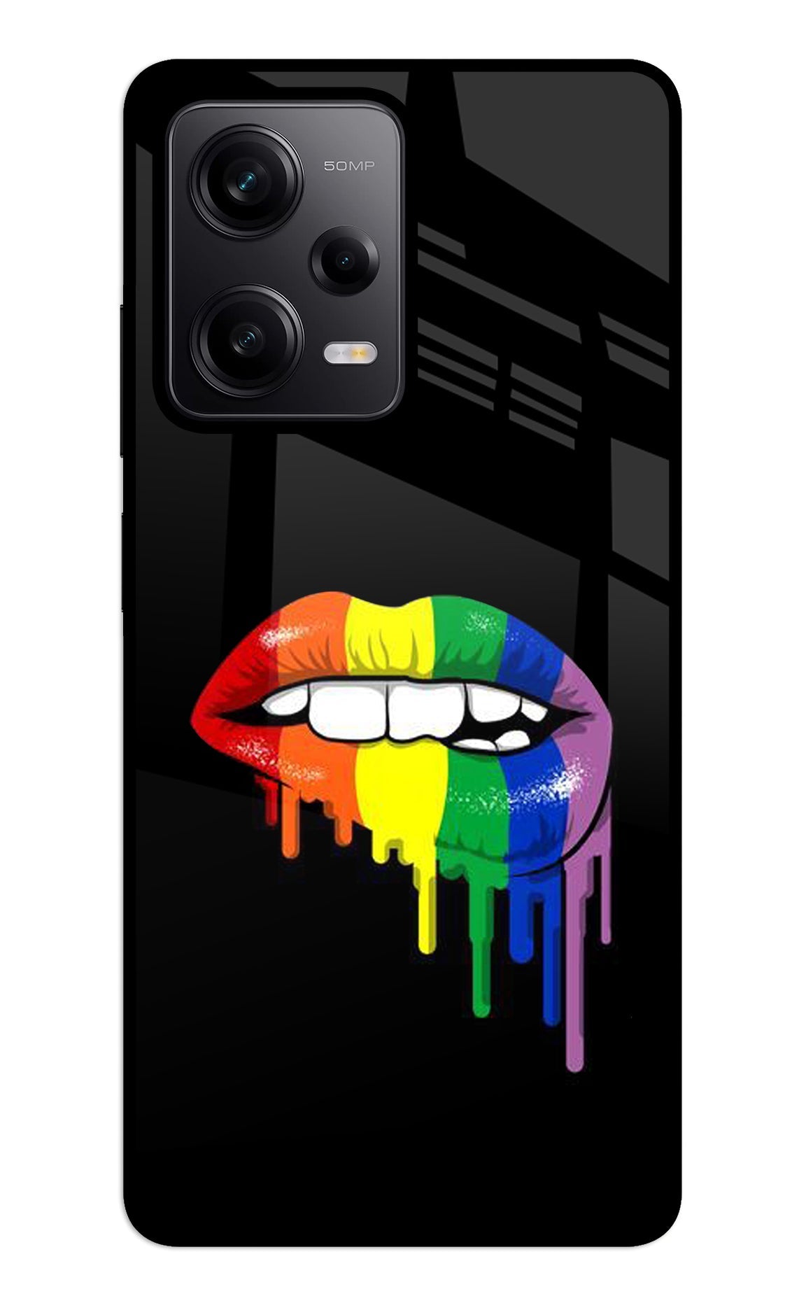 Lips Biting Redmi Note 12 5G Back Cover