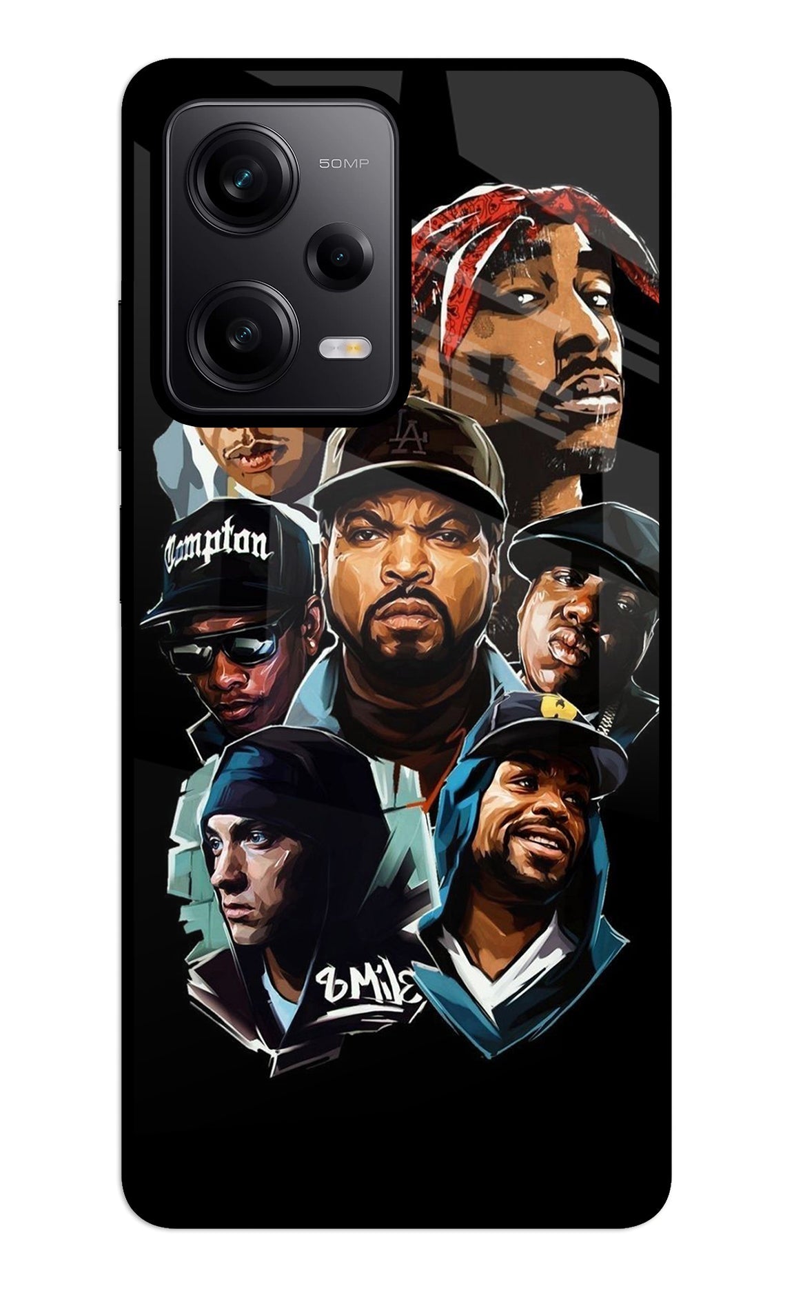 Rappers Redmi Note 12 5G Glass Case